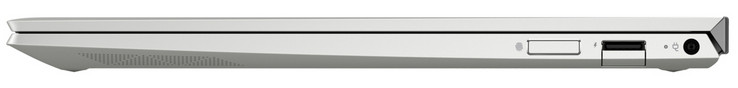 Rechte Seite: Fingerabdruckleser, USB 3.1 Gen 1 (Typ A), Netzanschluss
