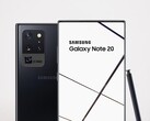 Nur das Galaxy Note20+ soll ein 120Hz-Display bieten, bestätigt Samsung offenbar vorab (Bild: Phonearena)