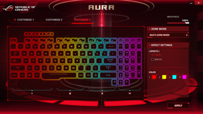 Aura-Tastatur-Software