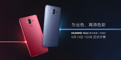 Huawei Mate 9: Jetzt auch in Rot und Blau