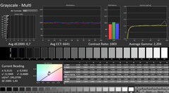 CalMAN: Graustufen (kalibriert)