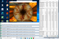 MateBook 13 (AMD): Stresstest (CPU + GPU)
