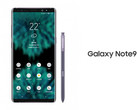 Das Galaxy Note 9 in einem Konzeptbild - es dürfte etwa 2 mm kleiner als das Galaxy Note 8 werden.