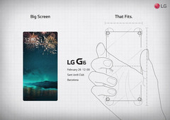 Ein großes Display, das gut in die Hand passt, ist LG&#039;s Slogan im neuen Teaser zum G6.