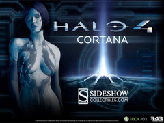 Cortana war ursprünglich eine leicht bekleidete KI aus der Computerspielreihe Halo (Bild: 343 Studios)