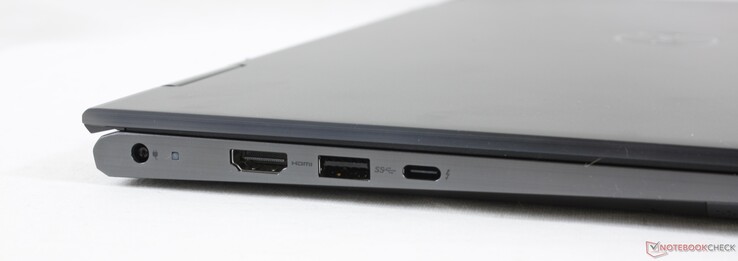 Links: Netzteil, HDMI 2.0, USB-A 3.2 Gen. 1, Thunderbolt 4 mit PD und DP