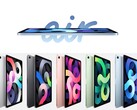 Viele neue bunte Farben, ein neues Design, Touch ID im Einschalter und ein superschneller neuer Apple A14-Chip: Das iPad Air 4.