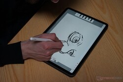 iPad Pro 11 - sehr gute Genauigkeit und Reaktionszeiten, glattes Glas und IOS als Nachteile