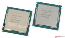 Die beiden Intel Core i7-9700K, zur Verfügung gestellt von
