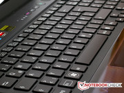 Die Tastatur enttäuschte etwas, sie gab schon beim normalen Schreibbetrieb deutlich nach. Die Tastatur enttäuschte etwas, sie gab schon beim normalen Schreibbetrieb deutlich nach.