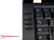 Links neben der Tastatur befinden sich einige Sondertasten