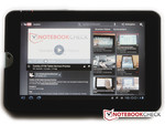 YouTube auf dem Toshiba AT100 YouTube auf dem Toshiba AT100