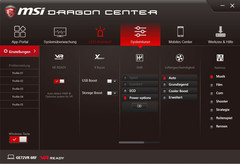 MSI Dragon Center, Systemtuner