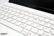 Wieder im Einsatz: die Chiclet-Tastatur. Wieder im Einsatz: die Chiclet-Tastatur.