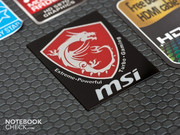 Die Gaming-Serie von MSI verfügt über ihr eigenes Logo. Die Gaming-Serie von MSI verfügt über ihr eigenes Logo.
