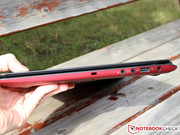 Generell macht das zweifarbige Design einiges her, ...