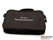 Unser Testmuster wurde mit einer TestIT!2011 Notebooktasche geliefert