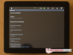 Das veraltete Android 2.3 kommt hier zum Einsatz. Das veraltete Android 2.3 kommt hier zum Einsatz.