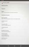Android 4.4.4 KitKat ist vorinstalliert.