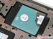 im 2,5-Zoll-Schacht sitzt eine 750-GByte-Festplatte.