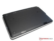 Die matte Unterseite des HP Envy Spectre