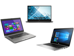 Die Displays und die verschiedenen Ausstattungsmerkmale sind bei diesen Notebooks wichtiger als der Leistungsunterschied zwischen dem ULV-i7 im Toshiba und dem Core-m im Dell sowie dem HP.