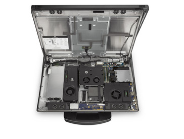 Bild HP: Trotz All-In-One-Bauweise bietet die HP Z1 Workstation vorbildliche Wartungs- und Aufrüstmöglichkeiten.