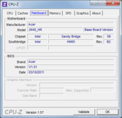 Systeminfo CPUZ Systeminfo CPUZ Mainboard