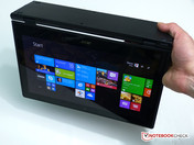 Acer Aspire Switch 12 als "hängendes Tablet"