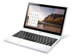 Das neue Touch-Chromebook C720-2600 in Mondstein-Weiß (Bild: Acer)