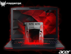 Acer: Gaming-Notebooks Predator 15 (G9-593) und Predator 17 (G9-793) mit GTX 10 GPUs