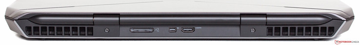 hinten: Graphics Amplifier, Mini-DisplayPort, HDMI