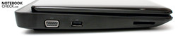 Linke Seite: VGA, USB 2.0, 3-in-1-Kartenleser