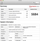 Systeminfo GeekBench Mac OS X