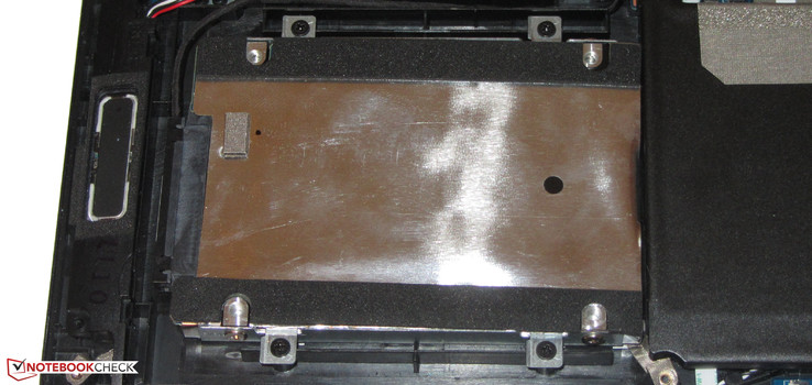 Für den nötigen Speicherplatz sorgt die HDD.