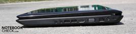 Linke Seite: 2 x USB, CardReader, DVD-LW