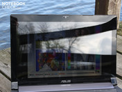 Ansicht frontal, Sonne v. Hinten, Reflexion