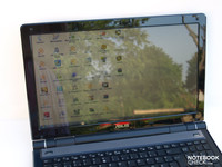 Asus U50Vg im Außeneinsatz Asus U50Vg im Außeneinsatz