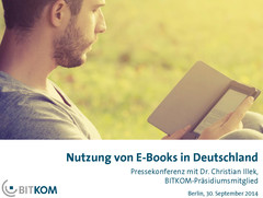 E-Books: Jeder vierte Bundesbürger liest digitale Bücher