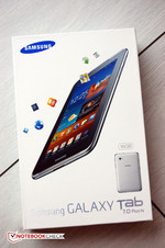 Klein, aber oho. So präsentiert sich das Samsung Galaxy Tab 7.0 Plus N.