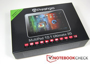 Laut Verpackung ist das Prestigio MultiPad 10.1 Ultimate 3G bereits fit für Android 4.1 Jelly Bean.