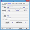 Systeminfo CPUZ Mainboard