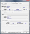 CPU-Z-Informationen über das Zepto Znote 3414W CPU-Z-Informationen über das Zepto Znote 3414W