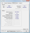 CPU-Z-Informationen über das Zepto Znote 6625WD