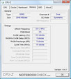 CPU-Z-Informationen über das FSC Esprimo M9400