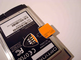 Simkarteneinschub bei der PCMCIA Card