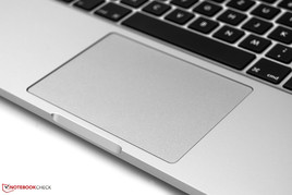 Das Trackpad aus Glas sucht seinesgleichen. Das Trackpad aus Glas sucht seinesgleichen.