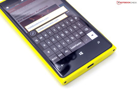 virtuelles QWERTZ-Keyboard im Hochformat