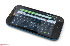 Im Querformat verdeckt das Keyboard fast den kompletten Content.