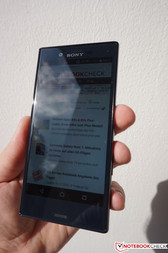 in der Sonne (ohne Reflexion)